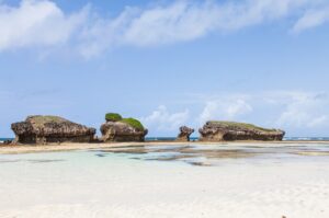 Watamu, close to Malindi, Kenya. The most beutiful beach of the area. Copy space.